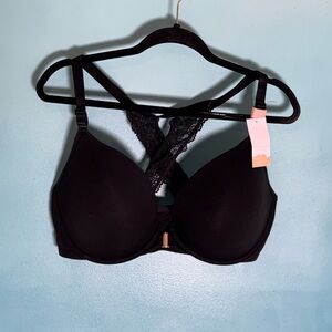 Cacique Black Lace Detail Bra